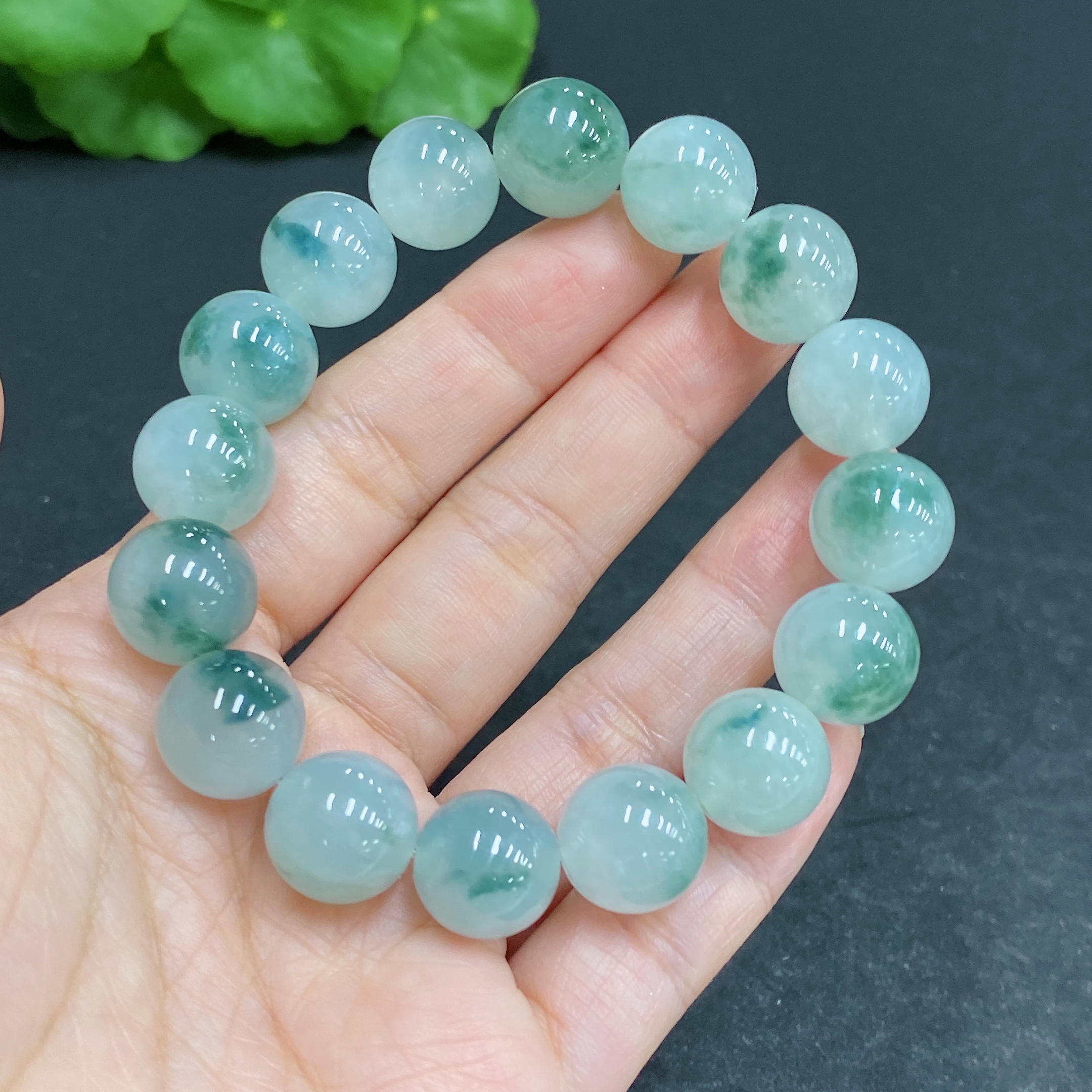 F33939200 Jadeite Bracelet Approx.12mm Total Weight Approx.54g