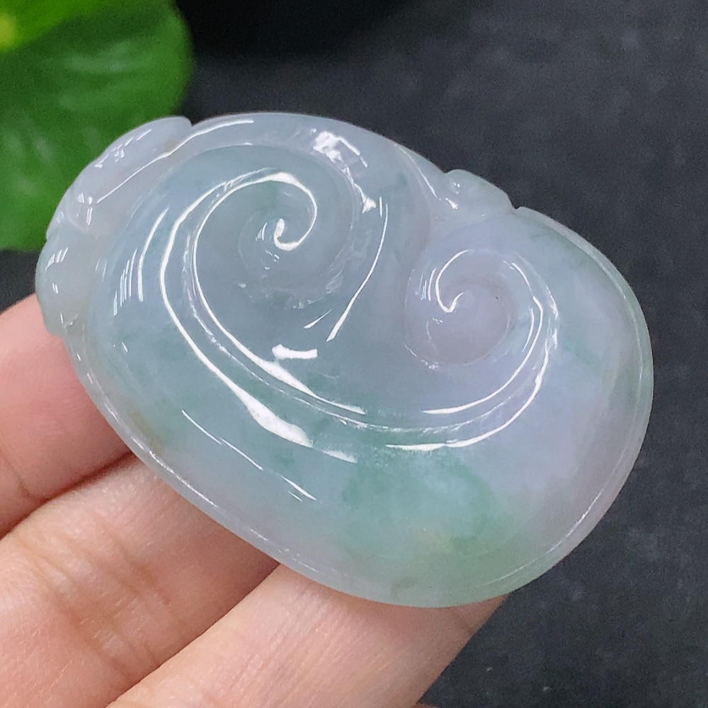 F33887744 Jadeite Pendant Ruyi, Total Weight Approx. 16.22g