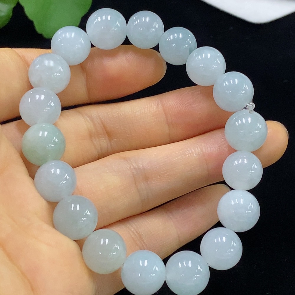 F35095390 Jadeite Bracelet Approx.10.5mm Total Weight Approx.39.47g