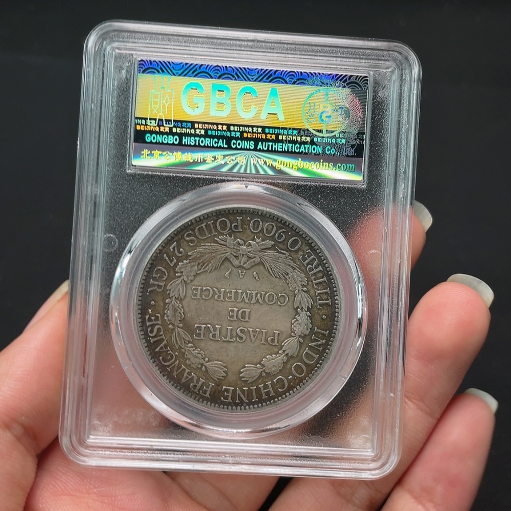 Q24716042 GBCR seated Liberty silver dollar