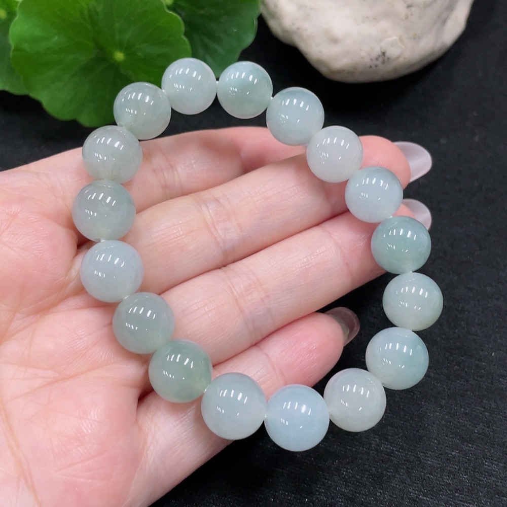 F32709342 Jadeite Bracelet Bead Size Approx.11.1mm Total Weight Approx.38g