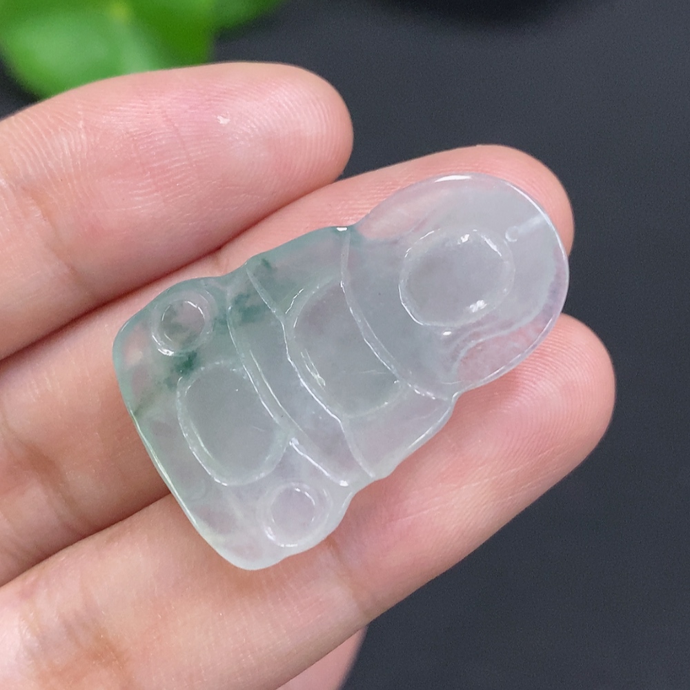 F31684799 Jadeite Guanyin Pendant Total Weight Approx. 3.6g