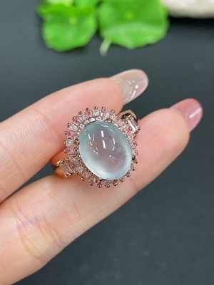 F40770061 翡翠蛋面非金 货品总重约11.36g