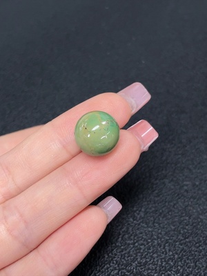 C41930401 绿松石饰品 颜色成因未定 货品总重约2.93克 卡12.8mm左右