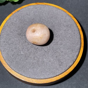 W41888726 西亚千年石英珠 大颗粒石英珠制式少见 包浆厚重 皮壳老熟油润 风化纹理清晰 老珠子适合把玩收藏