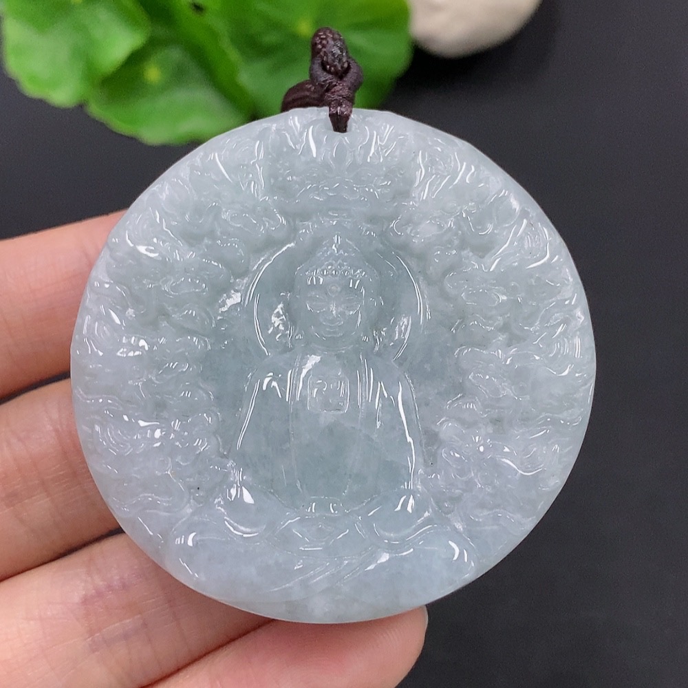 F29393457 JadeiteNine Dragons Protecting the Master Pendant