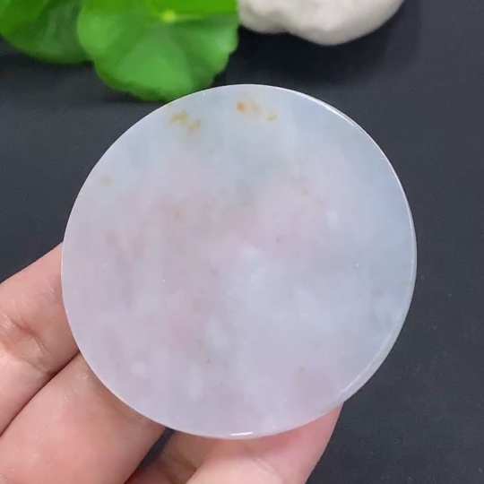 F27058059 Jadeite Plain Pendant Mounting Piece Total Weight Approx. 38.2g