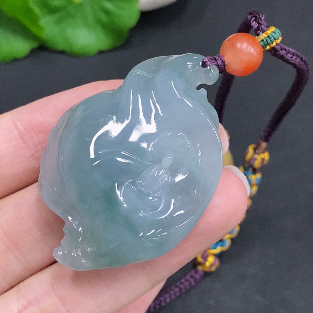 F34003259 Jadeite Enlightenment Pendant
