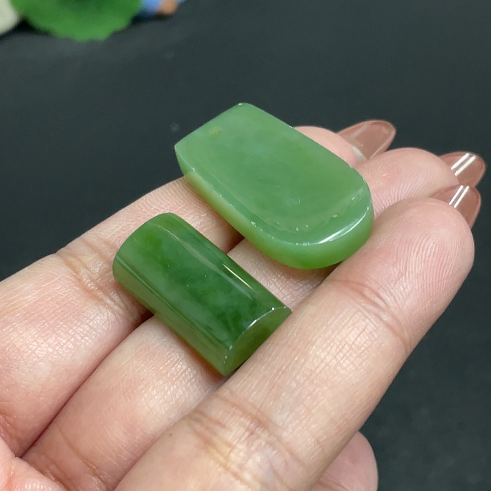 H34011268 Hetian Jade Jasper Inlaid Pendant, Total Weight Approx. 11.7g