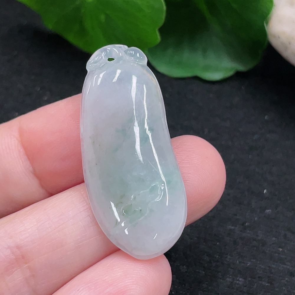 F33828297 Jadeite Fu Gua Pendant, Total Weight Approx. 4.86g