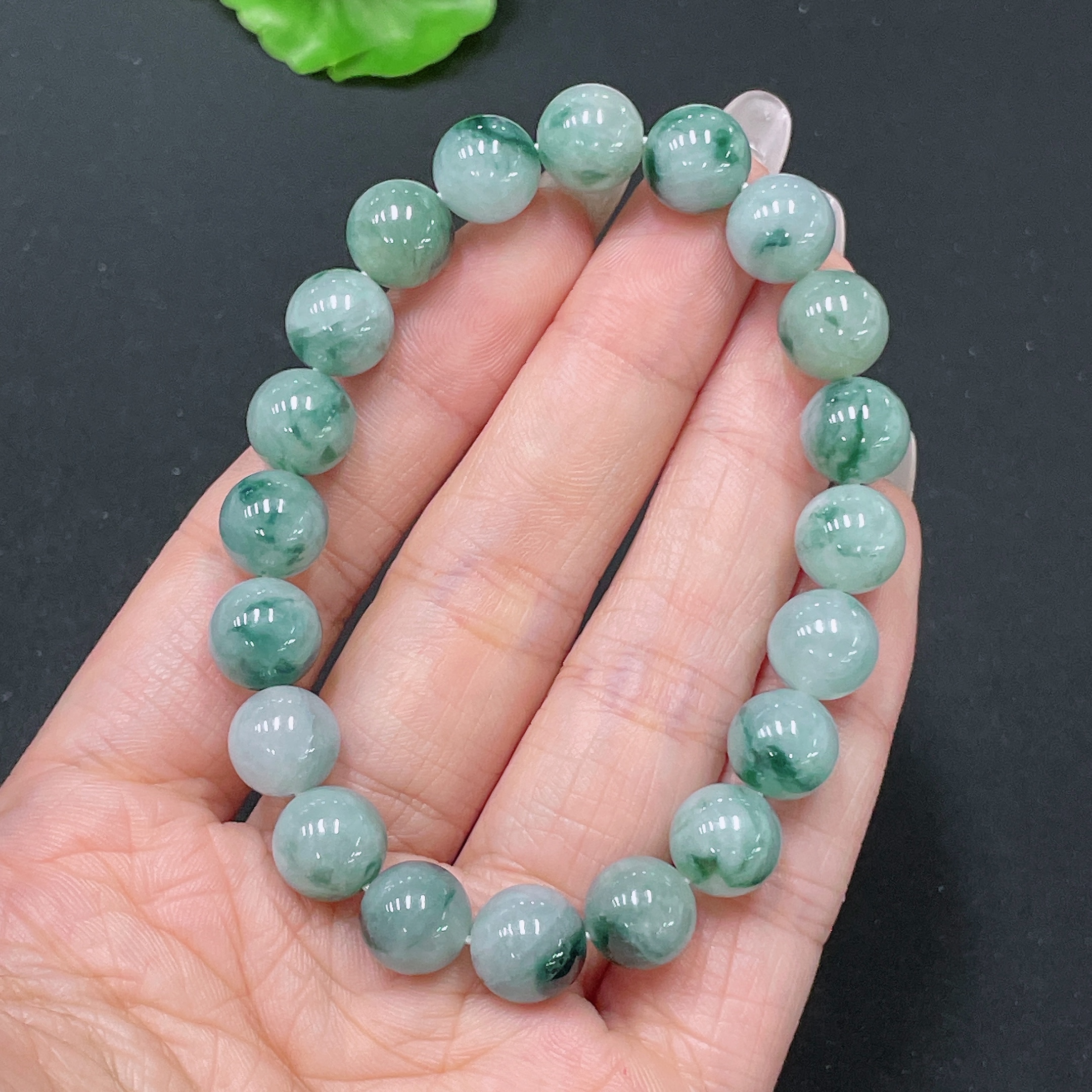 F35159281 Jadeite Bracelet Total Weight Approx. 31.4g Size About 9.8mm