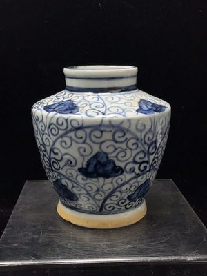 W41943493 陶瓷 全品 近代青花罐
