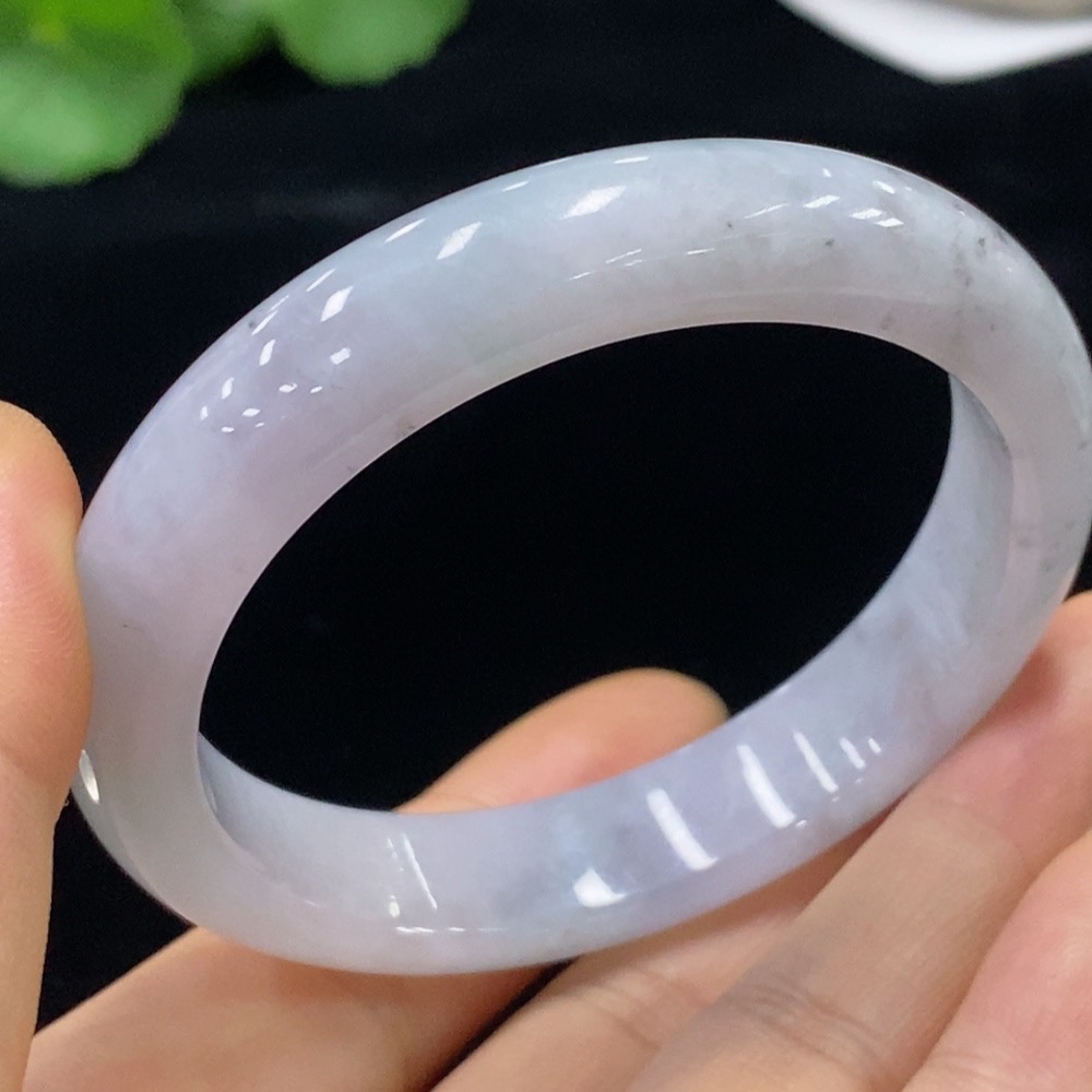 F32730640 Jadeite Round Bangle 53.7 Inner Diameter Total Weight Approx. 48.27g