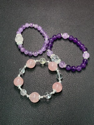 C34038029 Crystal Bracelet Non-Gold Total Weight Approx. 81.95g Sell as a Lot