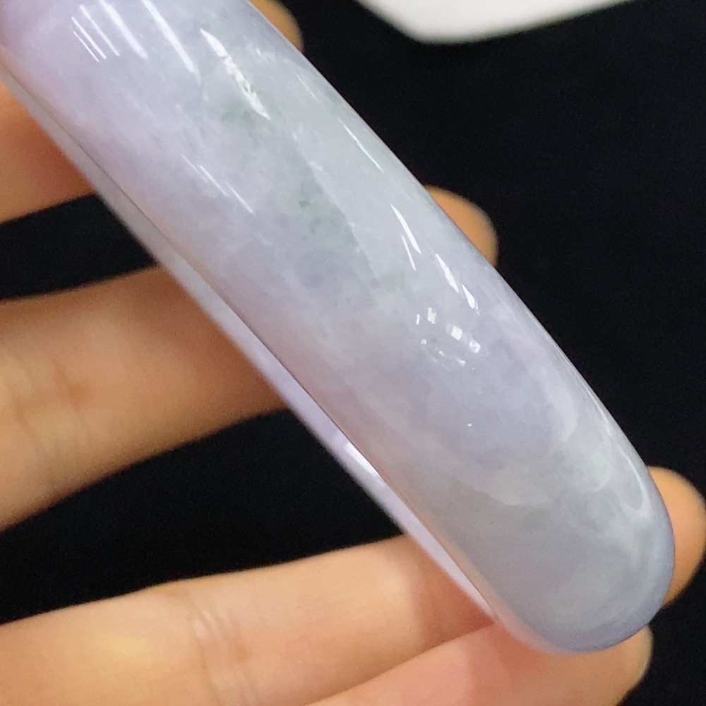 F35095058 Jadeite Round Bangle Size 53.5 Total Weight Approx. 57.04g