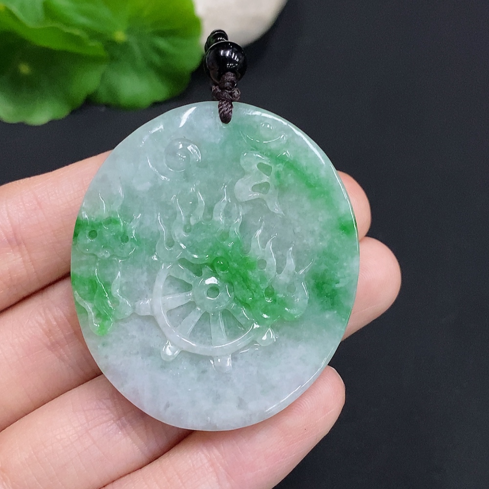 F35125660 Jadeite Pendant of Buddha's Enlightenment