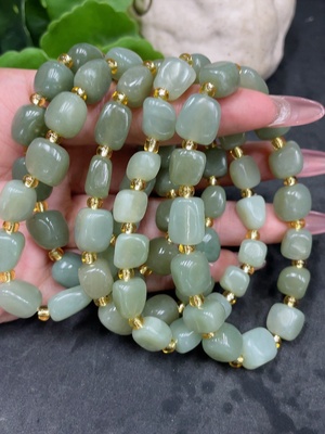 H33926255 Hetian Jade Bracelet Total weight about 112.5g Accessories not Hetian Jade