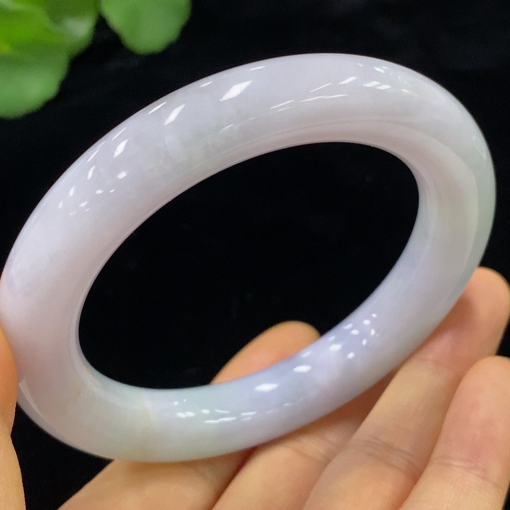 F34974491 Jadeite Round Bangle Size 57.5 Total Weight Approx. 79.17g