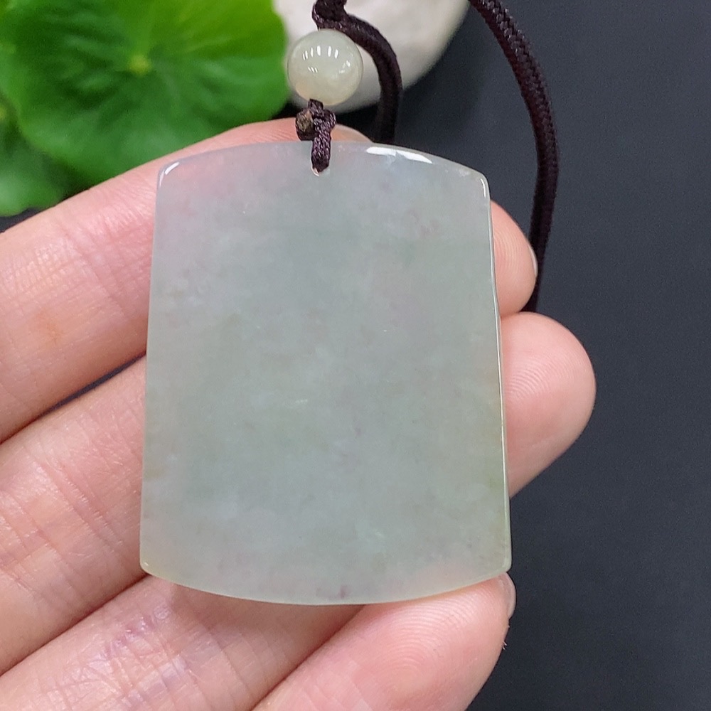 F28270729 Jadeite Guanyin Pendant Total Weight Approx. 16.5g (including rope weight)