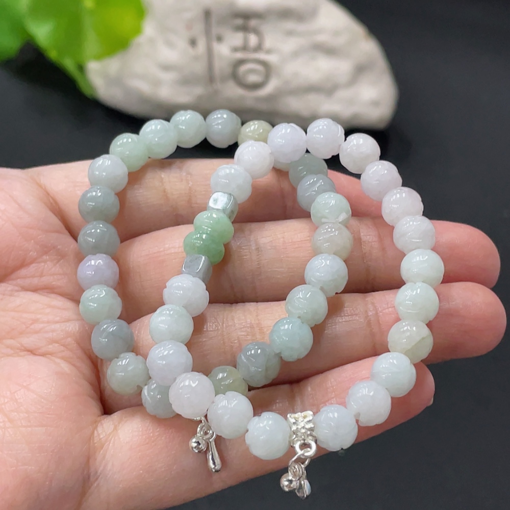 F34999427 Jadeite Bracelet Approx.7mm Accessories Non-Gold