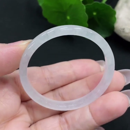 F31675971 Jadeite Round Bangle Size 43.5 Total Weight Approx. 9.7g