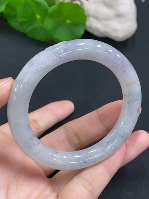 F28247633 Jadeite Round Bangle Size 51.4 Total Weight Approx. 44.2g