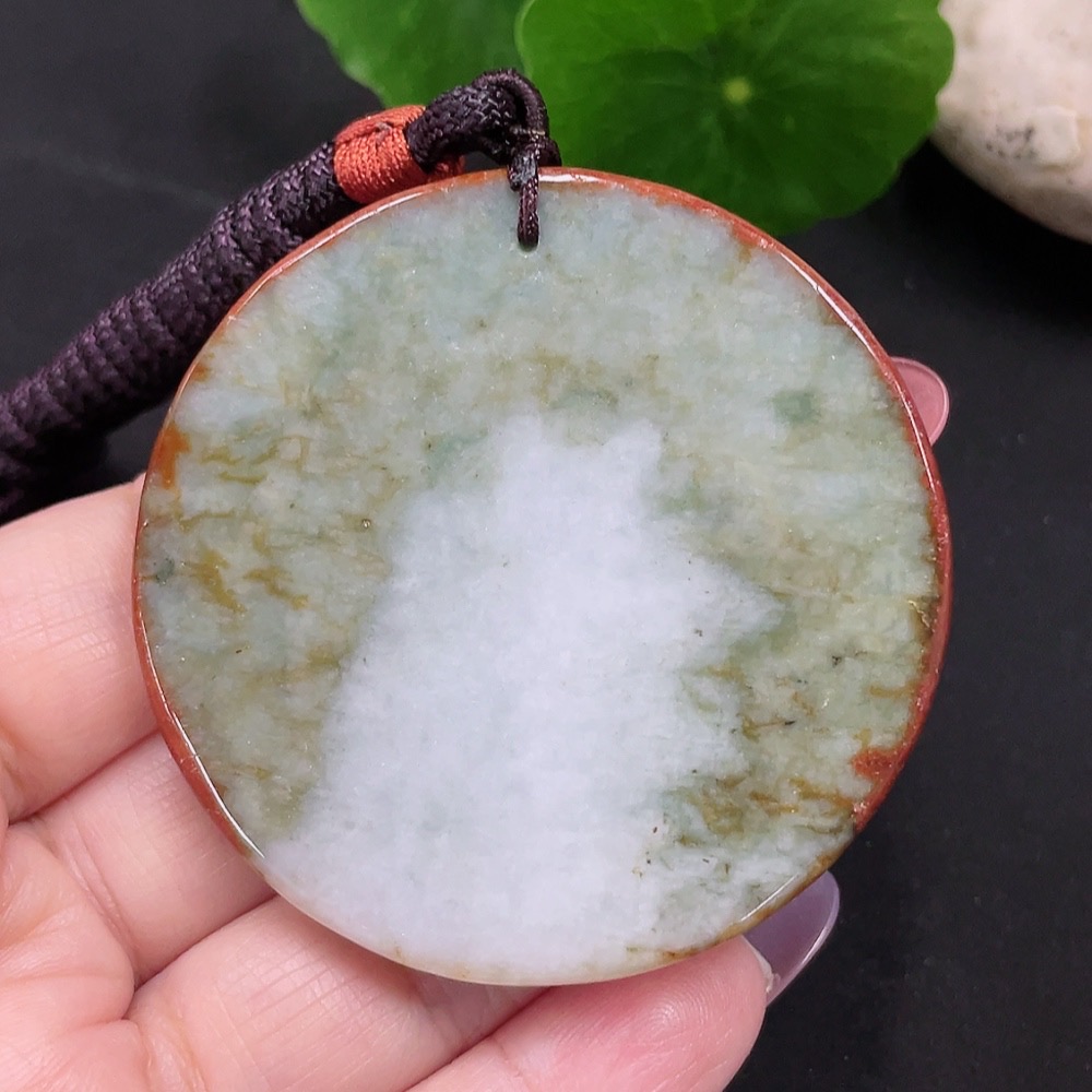 F34983192 Jadeite 'Eight Fragments' Pendant