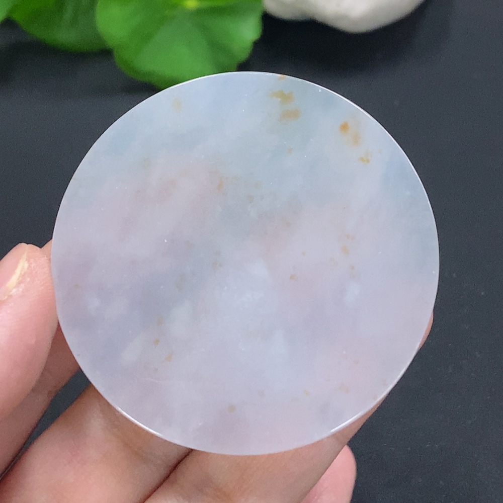 F27058059 Jadeite Plain Pendant Mounting Piece Total Weight Approx. 38.2g