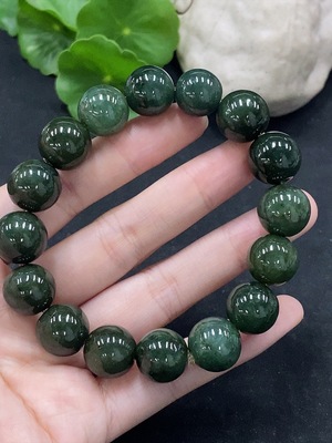 F34056291 Jadeite Bracelet Approx.13.7mm Total Weight Approx.64.9g