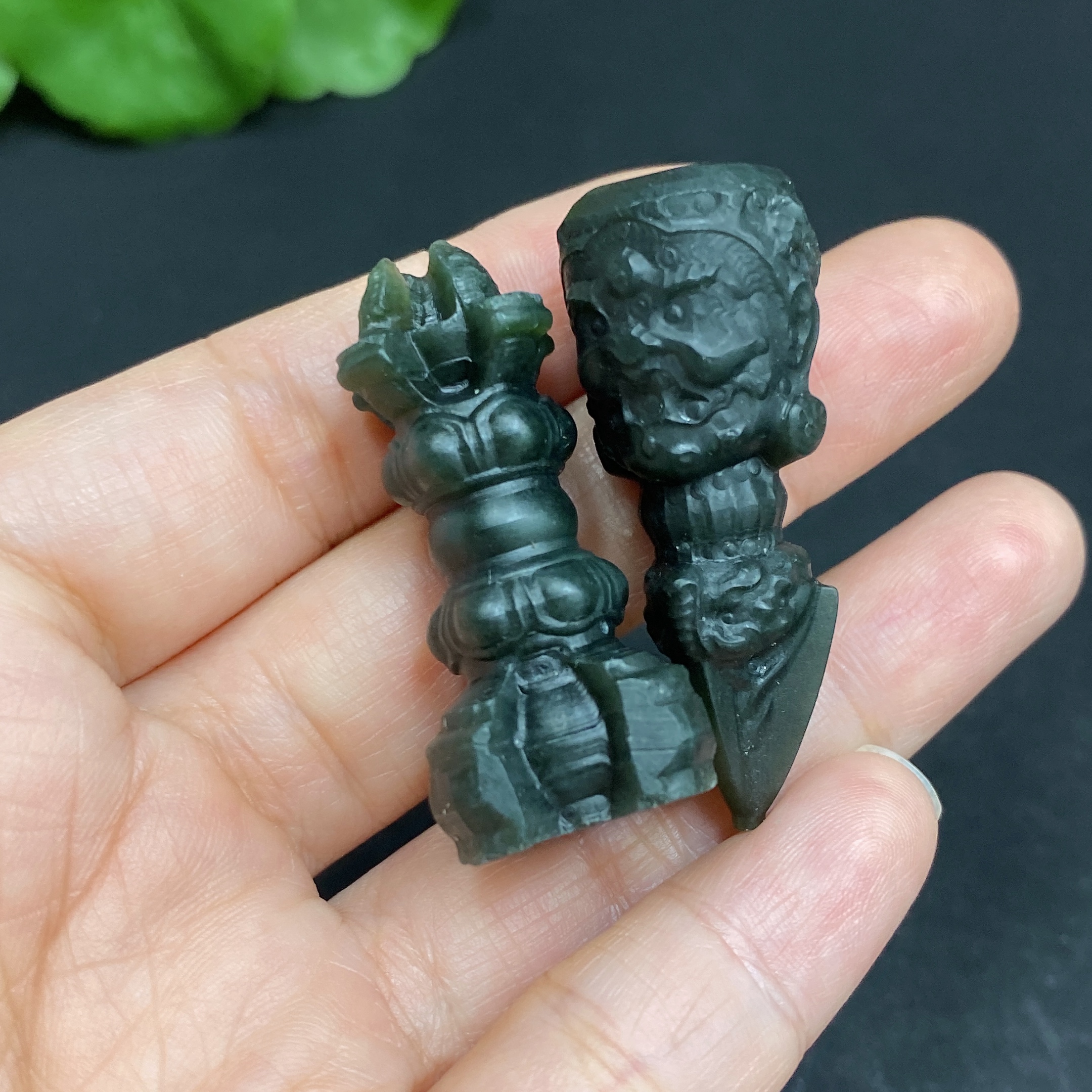 H31692544 Hetian Jade Pendant Vajra Total Weight about 22.6g