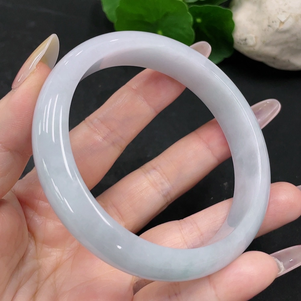 F34069198 Jadeite Round Bangle Size 63.4 Total Weight Approx. 62.7g