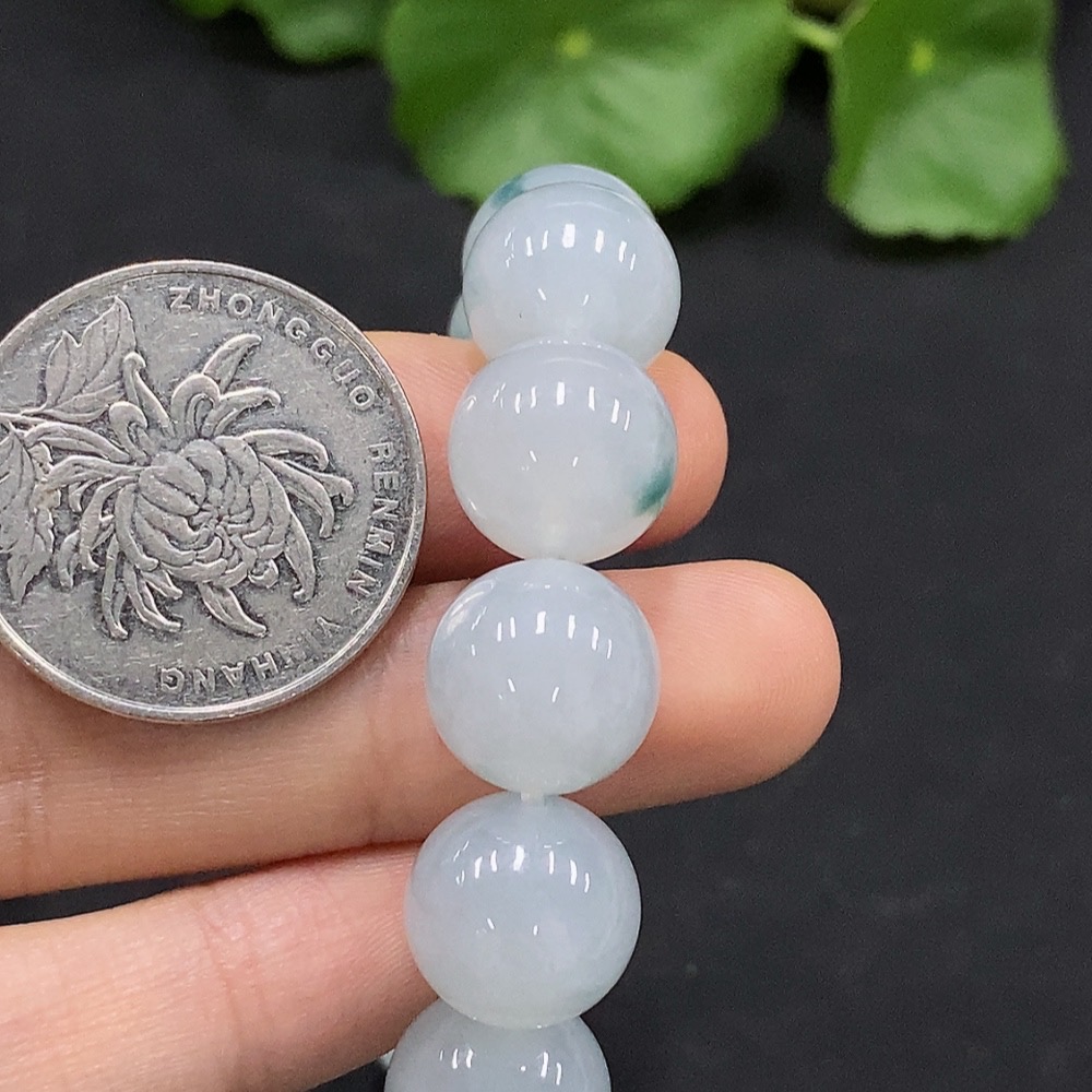 F30498314 JadeiteBead Bracelet, Approx. 12mm, Total Weight Approx. 51.1g