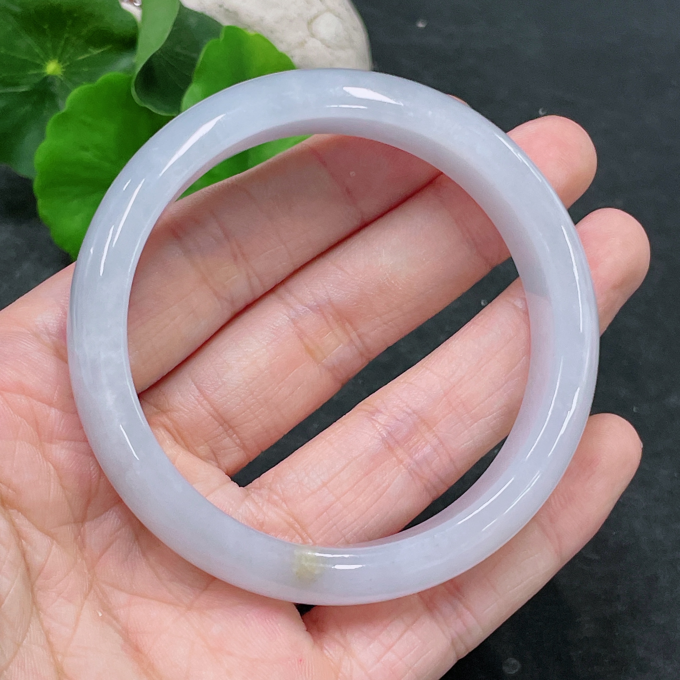 F33840114 Jadeite Regular Bangle (approx. 55.59g total weight, size 55.6)