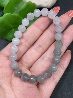 H34960343 Hetian Jade Bracelet Approx. 7.8mm Total Weight Approx. 18.2g