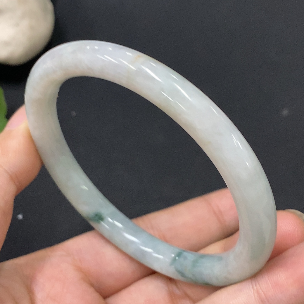 F29357873 Jadeite Round Bangle Size 59.3 Total Weight Approx. 37.55g
