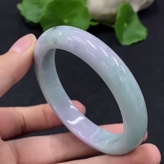 F30516522 JadeiteRound Bangle, Inner Diameter 53.2, Total Weight Approx. 46.76g