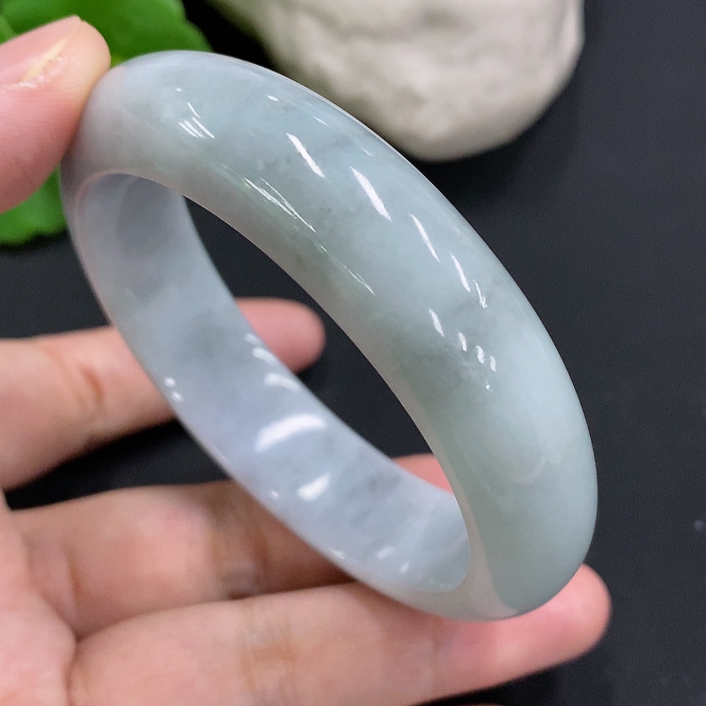 F31595830 Jadeite Regular Bangle Size 54.5 Total Weight Approx.65g