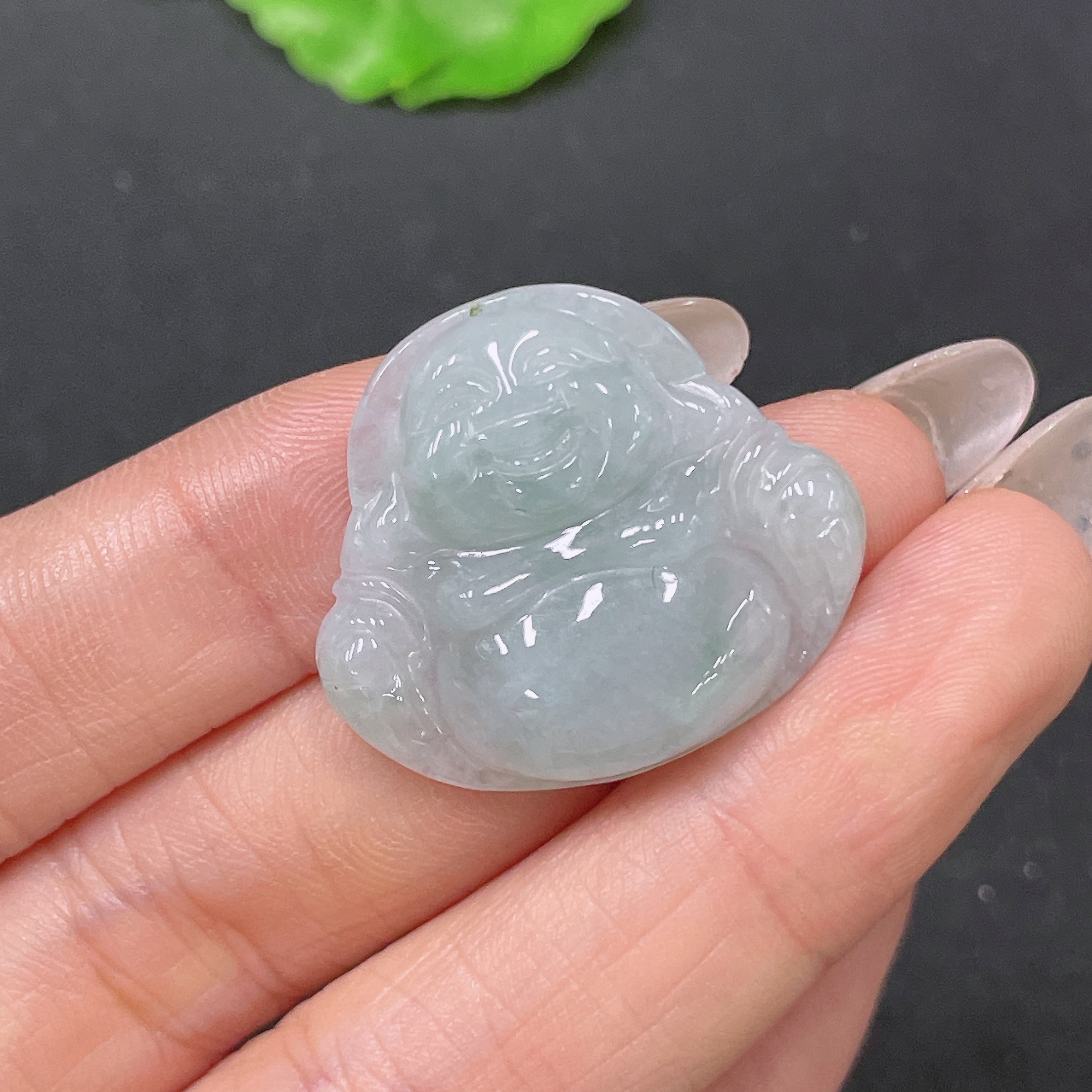 F35138829 Jadeite Pendant Buddha Total Weight Approx. 6.56g