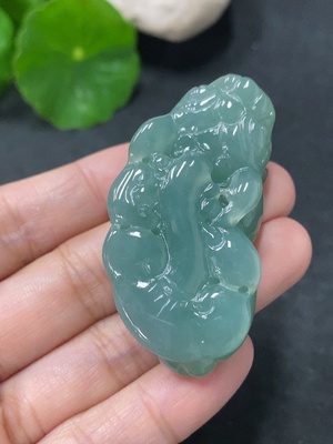 F33887320 Jadeite Pi Xiu Pendant, Total Weight Approx. 34g