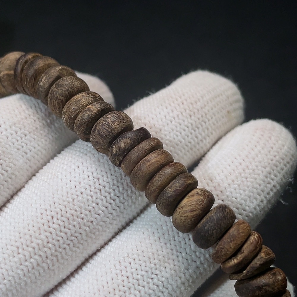 W34988785 Agarwood Bead Bracelet, Total Weight Approx. 10.8g, Bead Size 8.8mm