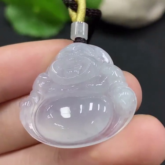 F34964621 Jadeite Buddha Pendant, Total Weight Approx. 8.76g