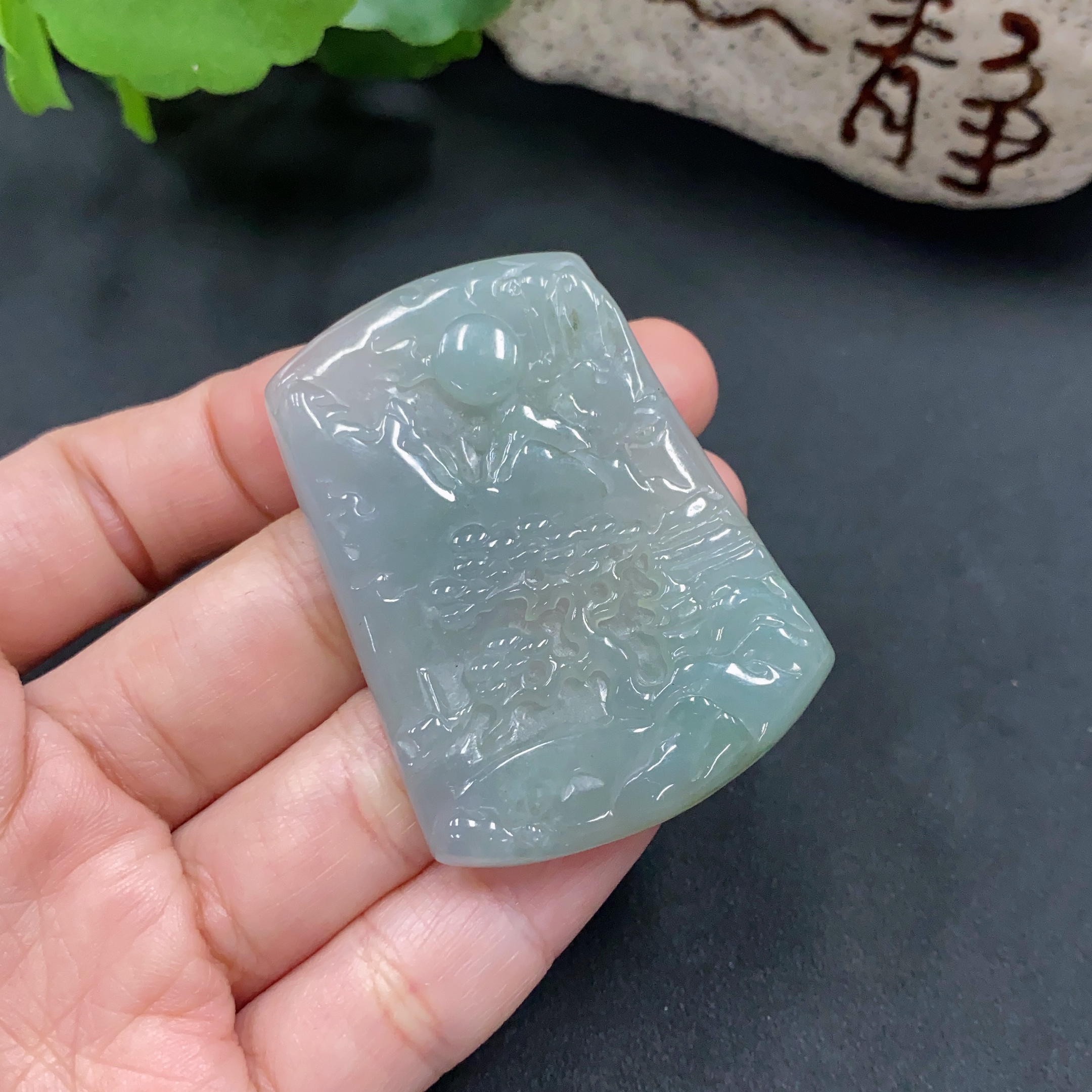 F07544376 JadeitePendant - Landscape Plaque