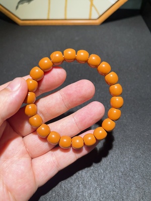 W33914595 Monkey Head Bead Bracelet, approx. 15.22g, 10mm