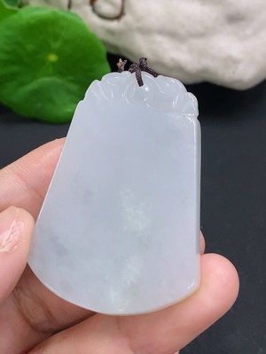 F33883993 Jadeite Plain Pendant with Cord Total Weight Approx. 26.3g