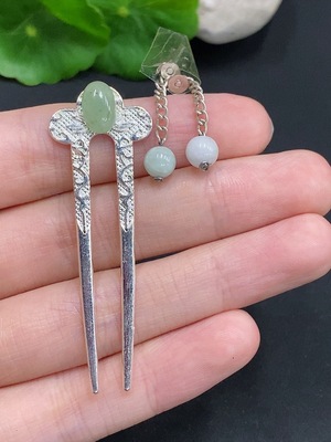 F30556193 Jadeite inlay, non-gold inlay