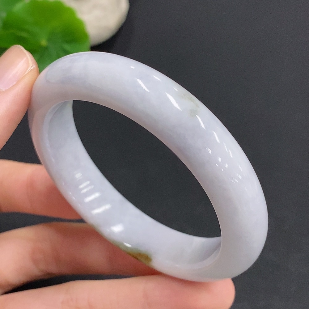 F32808220 Jadeite Round Bangle Total Weight Approx. 56g Size 53