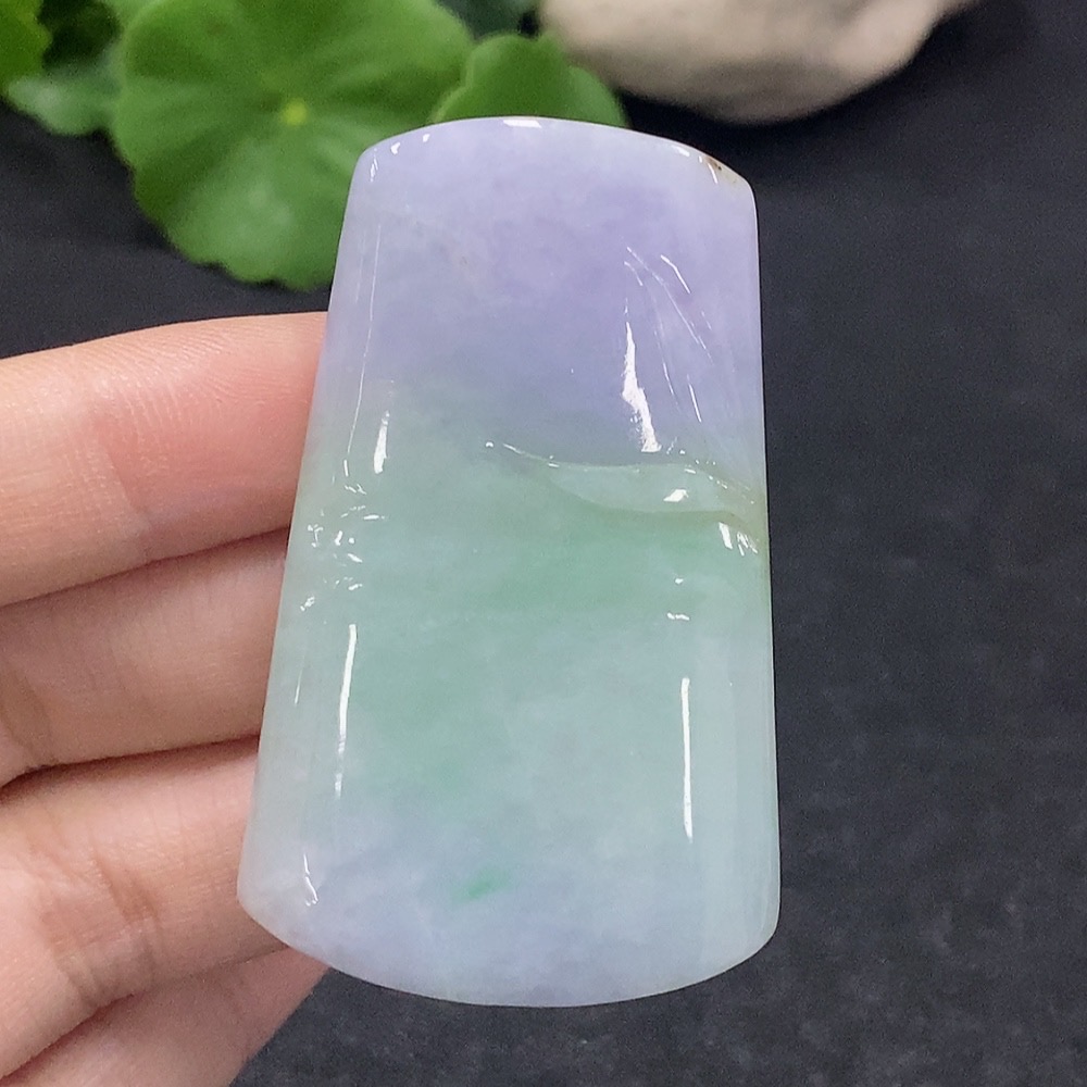 F32752957 Jadeite Bamboo Pendant, Total Weight Approx. 27.19g