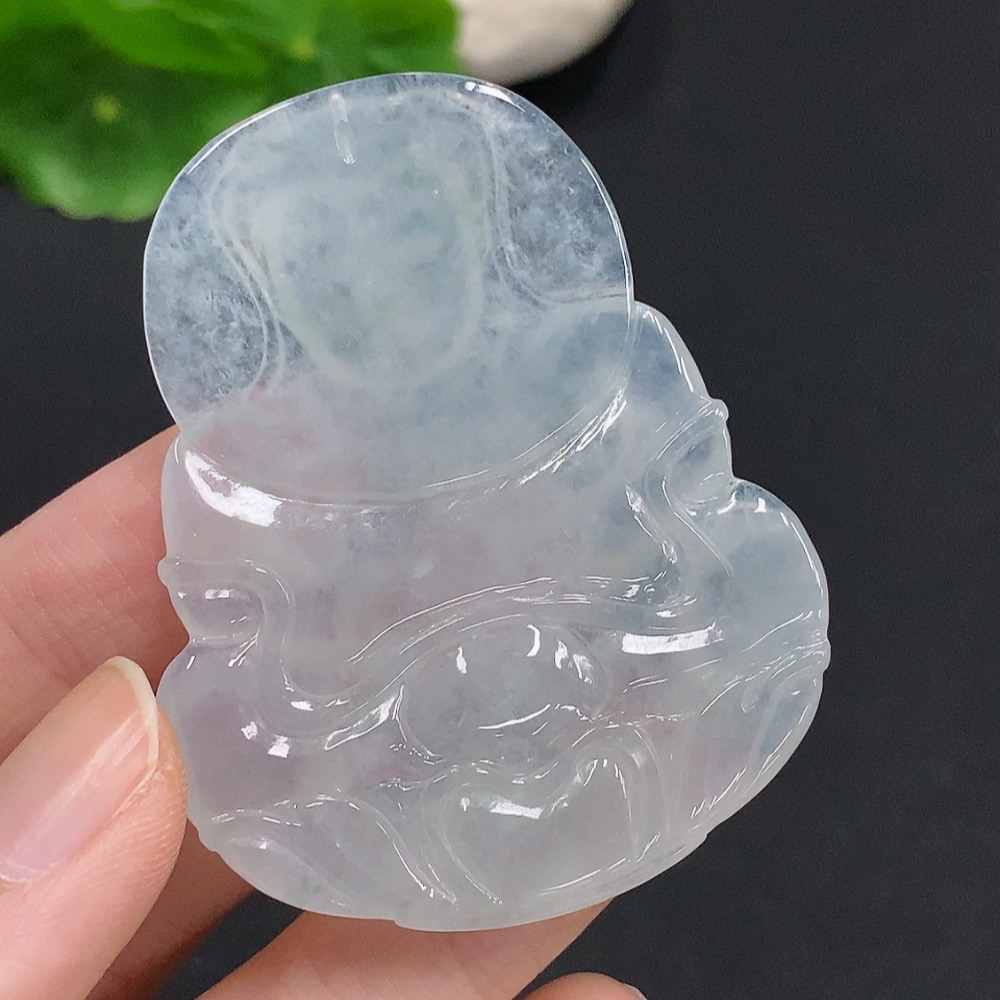 F31606364 Jadeite Guanyin Pendant Total Weight Approximately 24.2g