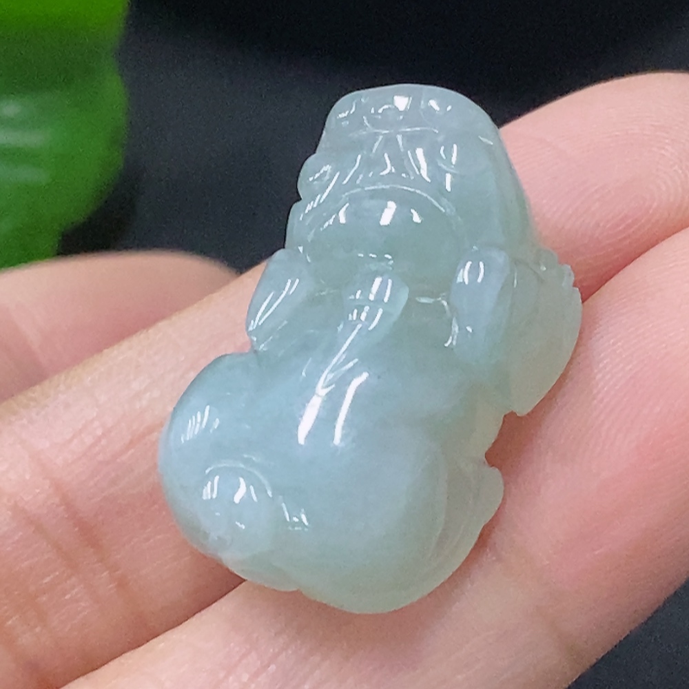 F35116285 Jadeite Pendant Pixiu Total Weight Approx. 6.54g