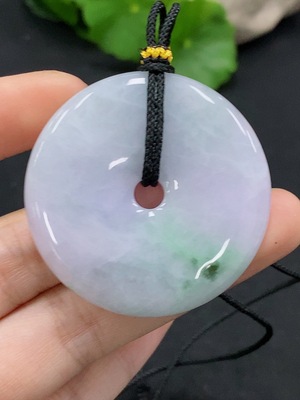F31652795 JadeitePeace Button Pendant
